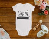 Custom Coming Soon (Ribbon) Onesie©/Bodysuit